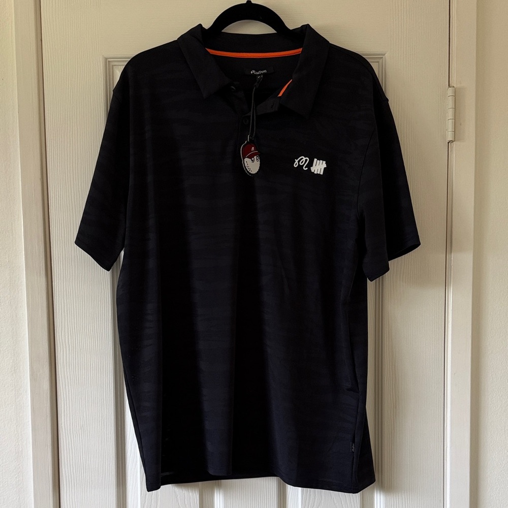 Malbon x Undefeated Polo - Black - XL